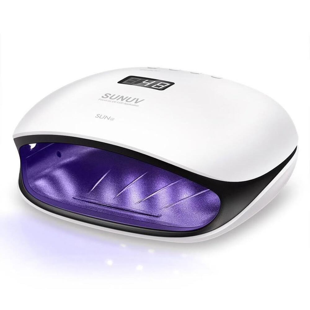 SUNUV 48W UV LED Nail Lamp, UV Light for Nails Compatible with All Gel Polish
